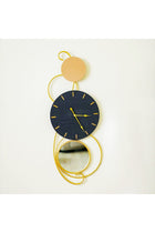New In Modern Clock With Accent Wall Clock 81.5X30X4.5Cm Black