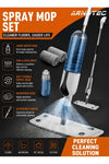 Spray Mop for Floor Cleaning with 350ml Refillable Bottle, 360° Rotating Head