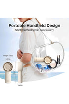 Handheld Turbo Fan [16H Max Cooling Time] Mini Portable, 4000mAh USB Rechargeable Personal Fan