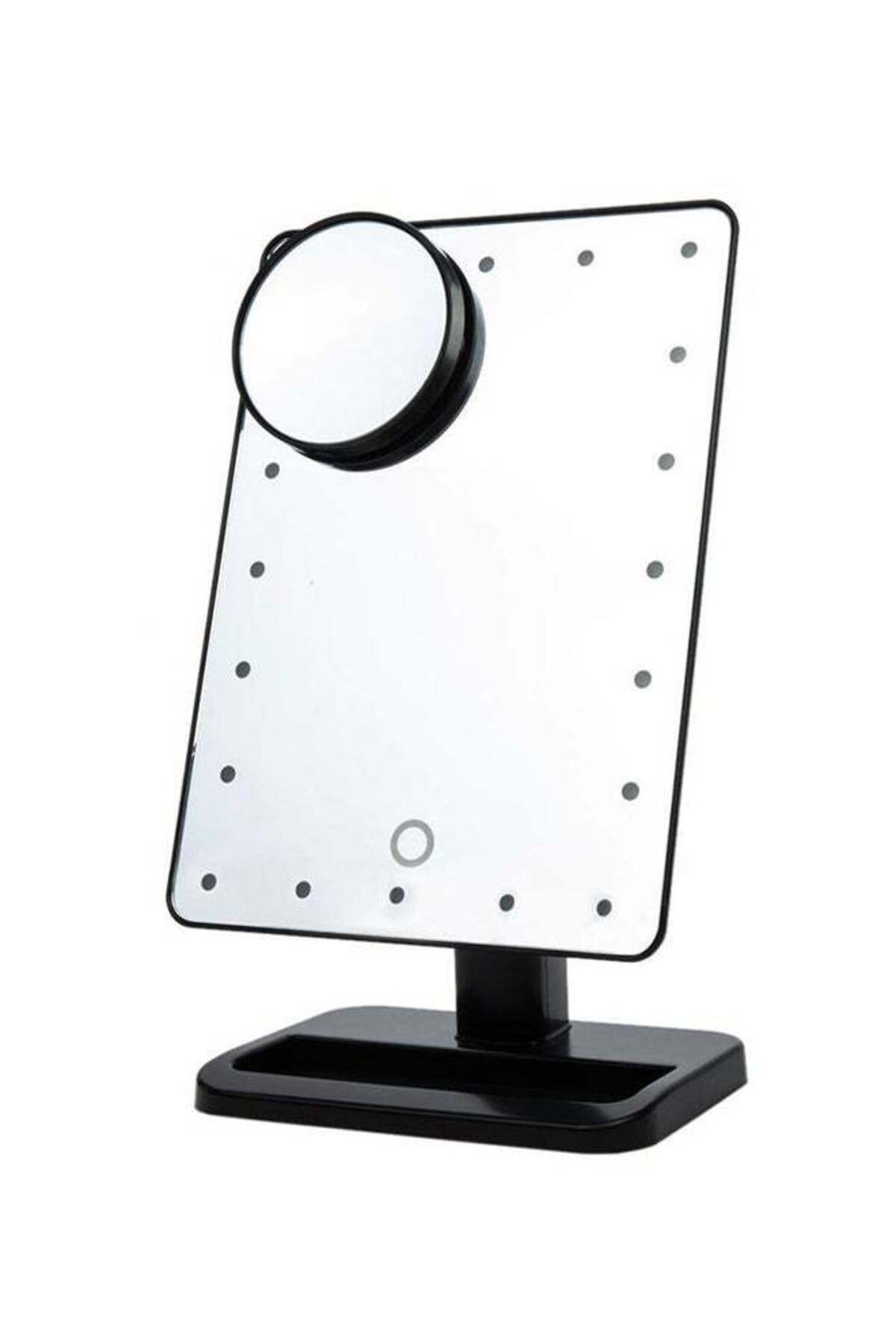 LED Touch Screen Vanity Makeup Mirror Multicolour