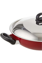 Classic. Flat Bottom Kadai Red 30cm