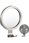 Shower Mirror Fogless for Shaving- with 3 Suctions, Anti Fog Mirror for Shower, Bathroom, Vanity, Bathtub, Razor Holder for Men (Round)