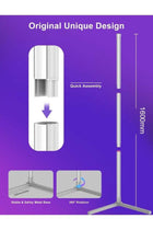 Remote Control Bluetooth Version RGBIC LED Floor Lamp For Corner Standing, Bedroom and Bedside Decoration Living Room 1.6 Meter