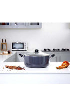 Non-Stick Aluminum Casserole Gray 26cm
