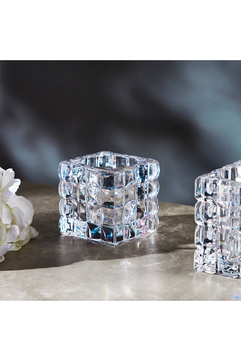 Entrada Crystal Square Tealight Candleholder