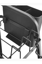 Dish Drying Rack, Rust-Resistant Double Layer Dish Drying Rack Black 43x13x33 cm