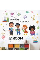Classroom Wall Stickers - Inspirational Quotes Books Reading Playroom Wall Decals - Baby Kids Room Daycare School Library Wall Decor