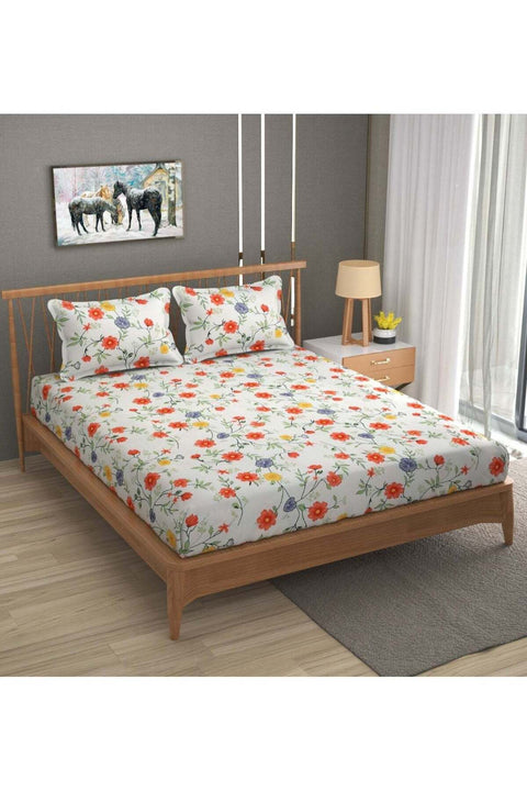 Premium King Size Flat Bedsheet with 2 Matching Pillowcases – Luxury Oversized 275x275 cm Bedding Set