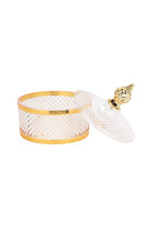 Acrylic Candy Bowl- RF12341/ Elegant and Sleek Design with Durable and Long-Lasting Construction, Gold Frame/ Multi-Purpose Storage Bowl Ideal for Fruits, Vegetable, Dcor Items, Candies/ Eas
