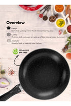 9 Piece Non-Stick Cookware Set Aluminum Pots And Pans Non-Stick Surface Bakelite Handle Stainless Steel Lids PFOA Free Grey 24+20+24+18 cm