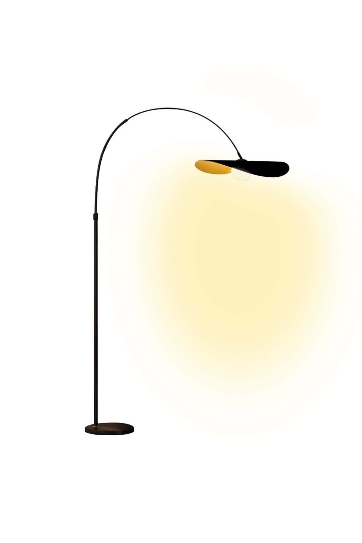 Floor Lamp for Living Room Fishing Lamp, Sofa, Bedroom, Study, 3-Color Light Adjustment, 180° Adjustable Lampshade, Foot Switch