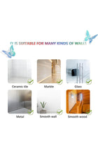 3D Butterfly Wall Decor - 48 Pcs, 4 Styles, 3 Sizes, 3D Butterflies Stickers, Removable Stickers for Birthday & Party Decorations, Blue