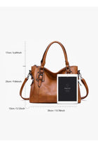 2PCS Women's Large Capacity Shoulder Bag, Ladies Handbag Tote Bag Messenger Bag Satchel Bag in PU