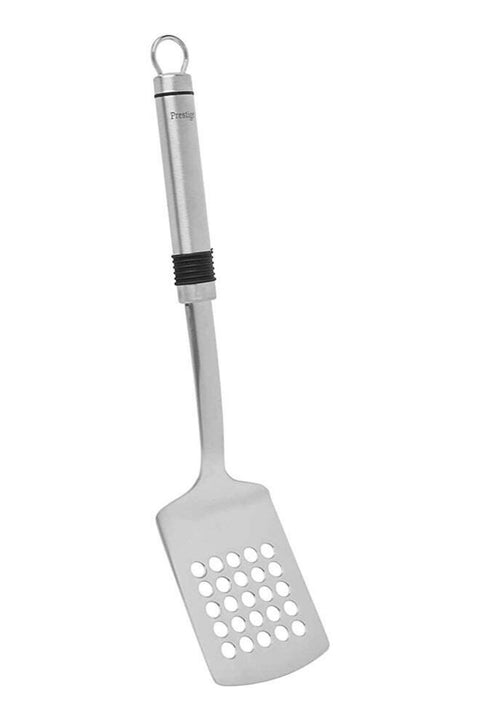Eco Slottedturner With Rubbergrip Silver/White/Black 9inch