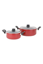 9-Piece Aluminium Non-Stick Coating Durable Design Non-Slip Ergonomic Handle Kitchen Cookware Set