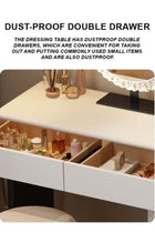 Modern Smart Dressing Table with LED Mirror – Stylish Vanity for Bedroom & Living Spaces