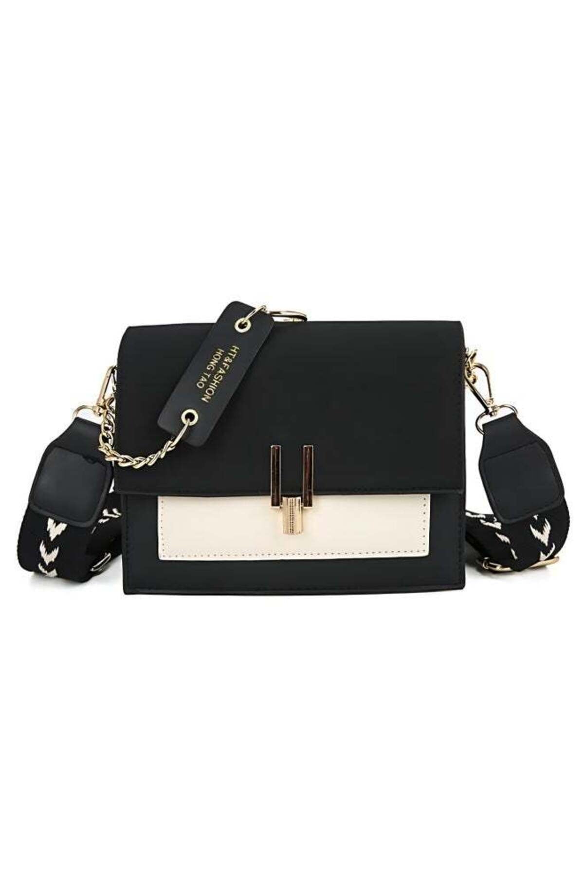 Women's Contrast Color Shoulder Bag
