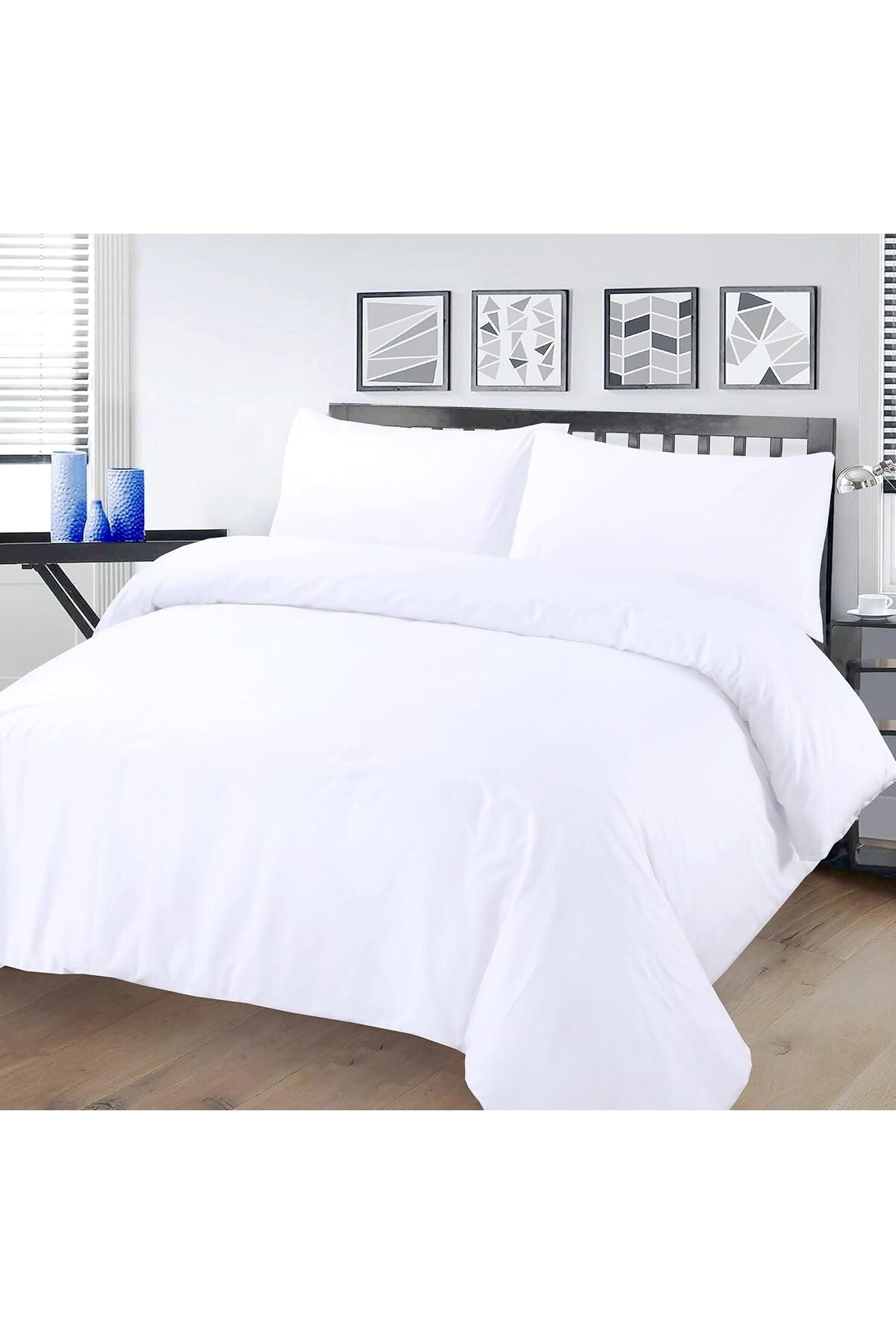 The House Of Emily Waterproof Duvet Cover Protector Hypo Allergenic Anti Dust Mite Zip Closure (Double)