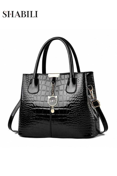Women PU Large-Capacity Multi-Pocket Shoulder Bag Crossbody Bag Satchel Bag Tote Handbag Cross Bags