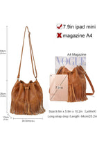 Leather Bucket Bags for Women Crossbody Purses Ladies Shoulder Handbags