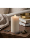New In Led Candle 7X10Cm Ivory