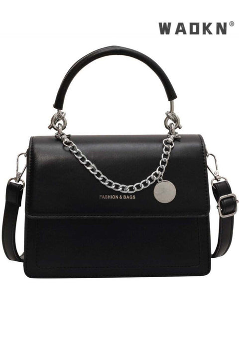 Women's Fashion Shoulder Bag, Leather Crossbody Bag for Women, Large Capacity, Black