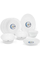 12 Piece Opalware Dinner Set - Dishwasher Safe, Microwave Safe, BPA Free