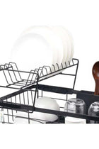 Compact Dish Drying Rack 2 Tier Dish Racks for Kitchen