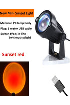 Transform Your Space With The Sunset Atmosphere Projection Led Night Light Lamp – Perfect For Relaxation Aesthetic Decor And Captivating Ambiance Creation