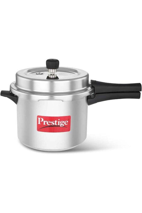 Popular Plus Svachh Aluminium Pressure Cooker, 5.0 Litre - Silver, Medium