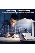LED Lamp, Table Lamp For Computer/Desktop, Rechargeable, Eye-Caring, Touch Control