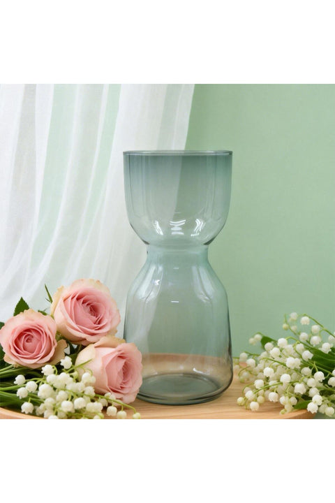 New In Emerelle Solid Color Vase 15X30Cm Blue
