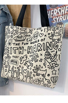 Women's Shoulder Tote Bag Canvas Handbag For Women Large Capacity Bucket Bag Fashionable Travel Messenger