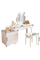 Elegant and Efficient Smart Dressing Table for Contemporary Living Spaces with LED Mirror