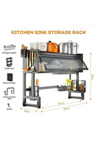 Over The Sink Dish Drying Rack, Large Dish Drying Rack Over The Counter, Dish Drying Rack with Dust-Proof Cabinet, Dish Drainer for Kitchen Sink Shelf with Utensil Holder