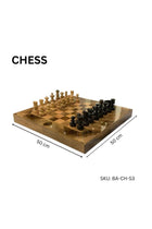 Schondor - Decorative Chess-Backgammon - Luxury Set - Model BA-CH-S3