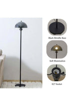 Hampton Metal Floor Lamp 35*H150 E27 Black