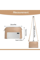 ZMDB Small Crossbody Bag for Women, Vegan Leather Handbags for Women Shoulder Bag with Adjustable Strap, Ladies Wristlet Clutch for Party Holiday Travel