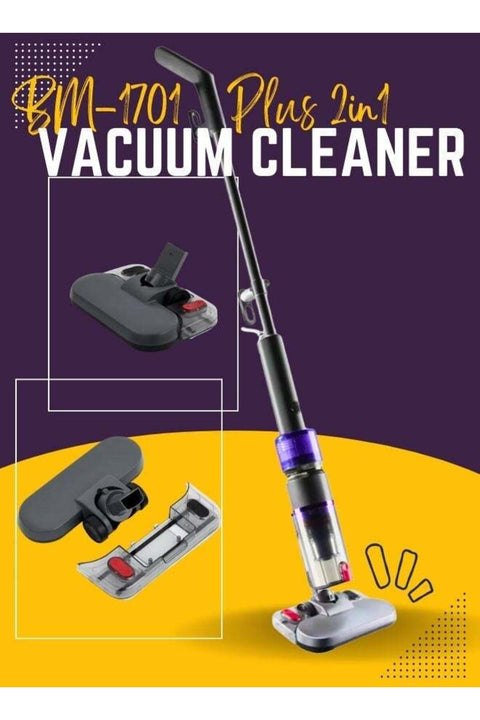 BM-1701 Plus 2 in 1 Cordless Vacuum Cleaner with Self-Standing Handheld Lightweight Vacuum Cleaner