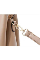 Women's Fashion Patchwork Contrasting Leather Crossbody Bag Adjustable And Detachable Exquisite Handbag Zippered Multi Layered Design Shoulder Bag,Stitching Totes Satchel Shoulder Bag