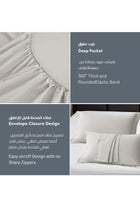 Bedding Fitted Sheet 2-Pcs Twin Size Solid Bed Sheet Set Fits(120x200CM) With Pillowcases
