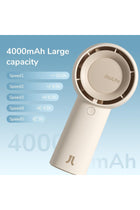 Handheld Turbo Fan [16H Max Cooling Time] Mini Portable, 4000mAh USB Rechargeable Personal Fan