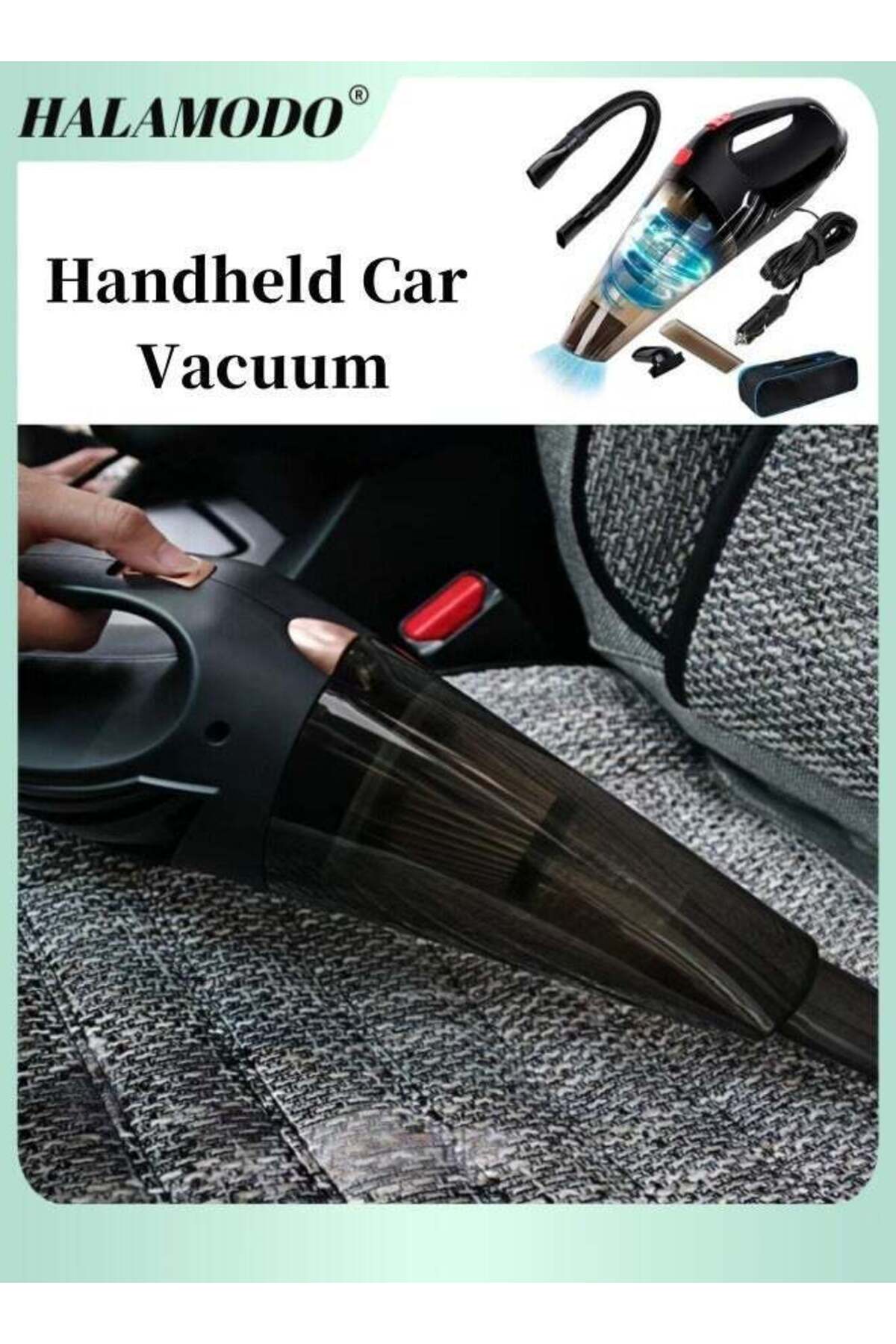 Handheld Vacuum Cleaner - Cordless, Rechargeable, Mini Portable Wet Dry for Car & Home
