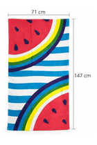 Bliss Casa Printed Beach Towels (71x147 cm) - Extra Large Cotton Summer Pool Highly Absorbent & Soft Towel