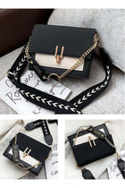 Women's Contrast Color Shoulder Bag