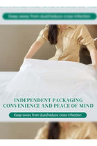 1/2/4 Set Travel Disposable Bedding Sets - Each Set Includes 1 Fitted Sheet, 1 Duvet Cover, 2 Pillowcases