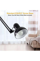 Metal Standing Frool Lamp 56x14x13.5cm With Warm Light 9 Watt Black