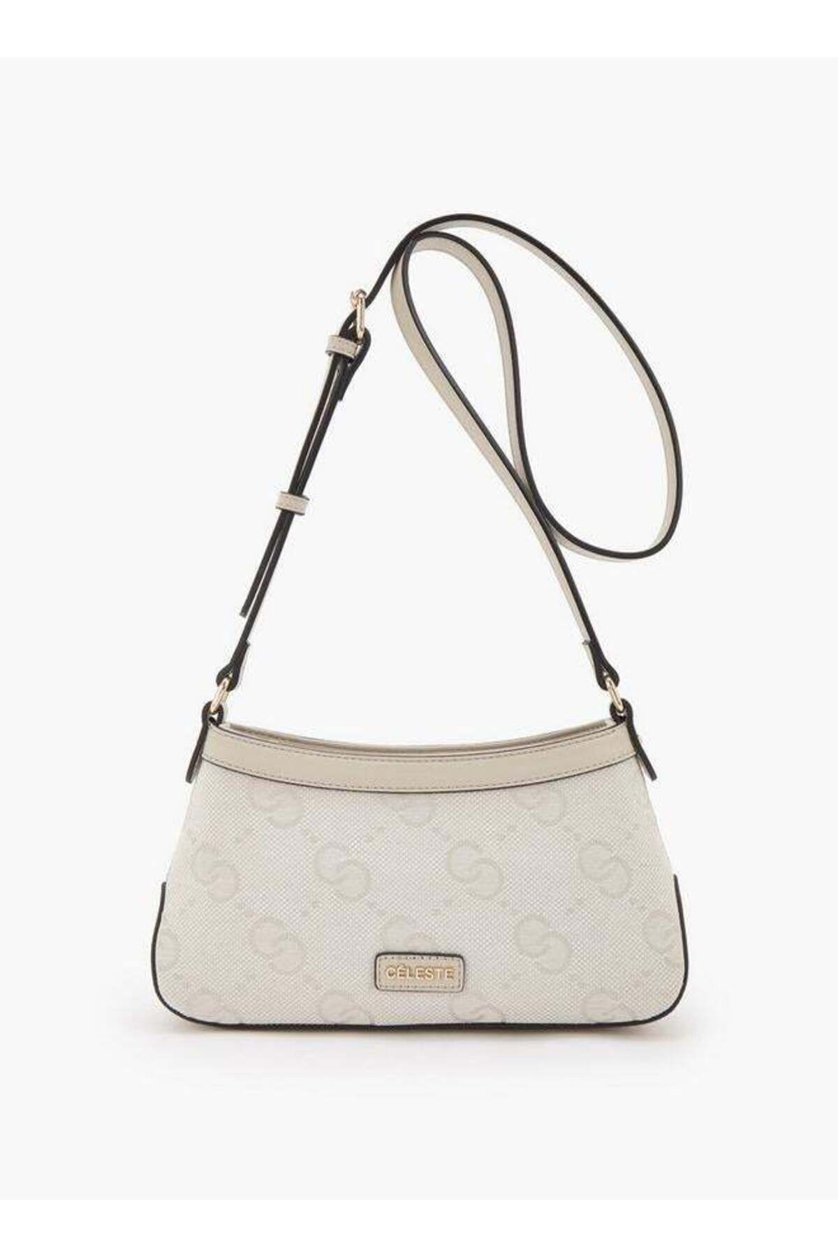 Textured Crossbody Bag With Adjustable Strap
