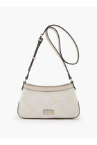 Textured Crossbody Bag With Adjustable Strap
