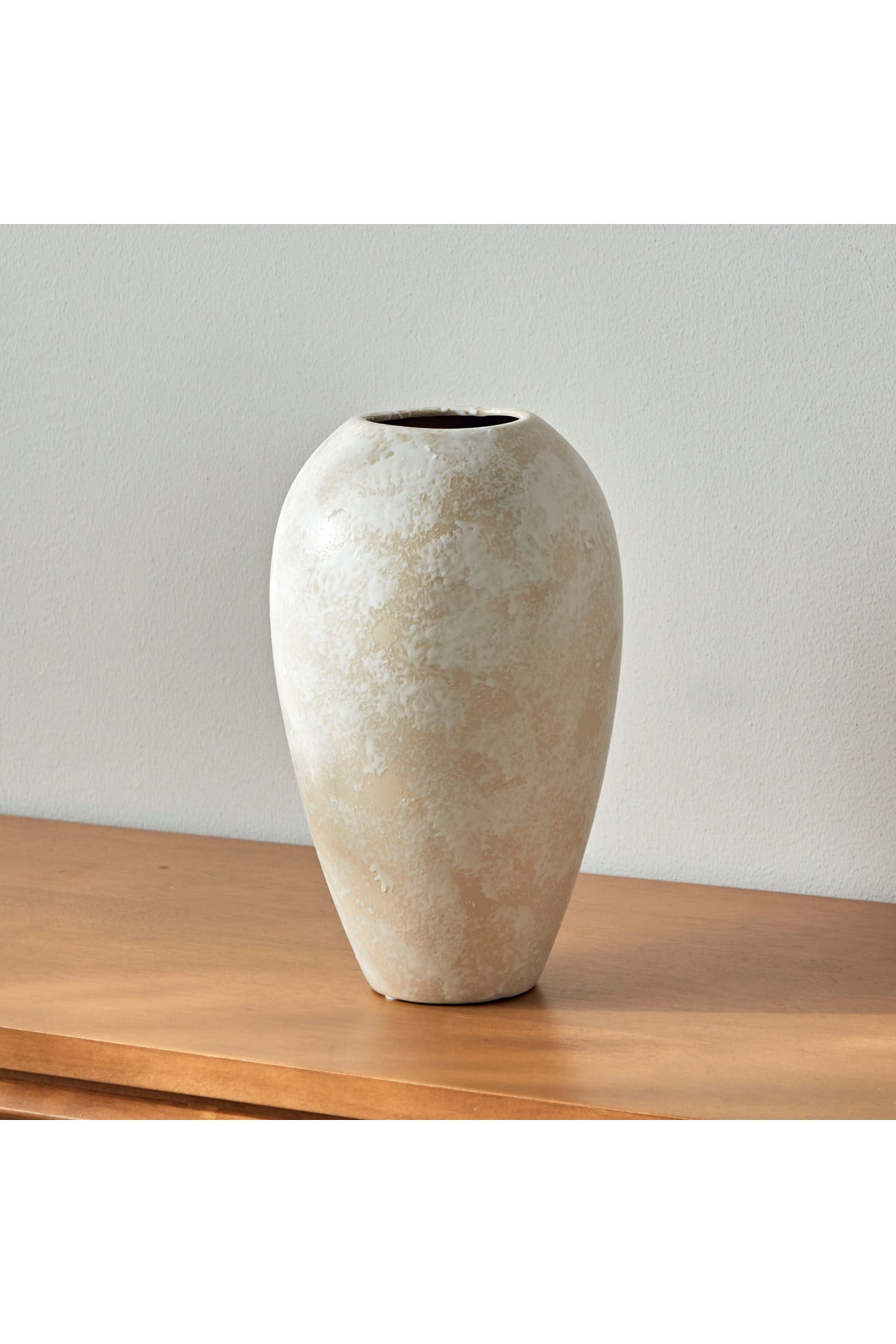Sable Sand Ceramic Vase - 33 cm